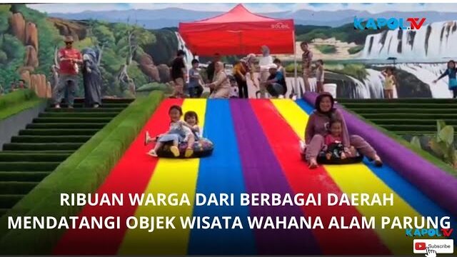 Wahana Alam Parung Diserbu Pengunjung Dari Berbagai Daerah