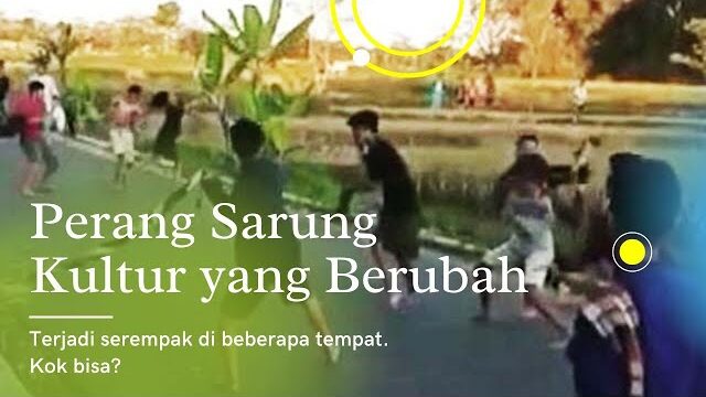 Perang Sarung Serempak Jadi Sangar