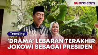 ‘Drama’ Lebaran Terakhir Jokowi sebagai Presiden Republik Indonesia