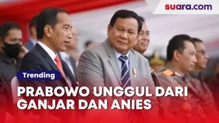 Kinerja sebagai Menhan sampai Endorsement Jokowi, Ini Alasan Prabowo Unggul dari Ganjar dan Anies