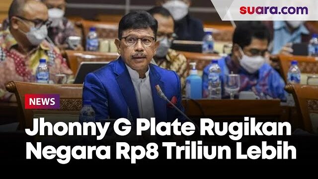 Menkominfo Jhonny G Plate Ditetapkan Tersangka Korupsi Proyek BTS