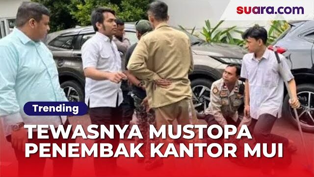 3 Fakta Seputar Tewasnya Mustopa Pelaku Penembakan Kantor MUI