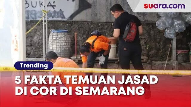 5 Fakta Temuan Jasad Pemilik Depot Air di Semarang Dicor