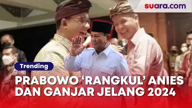 Prabowo Ajak Ganjar dan Anies Tak Tegang Hadapi Pilpres 2024