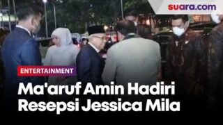 Penjagaan Ketat Sambut Wakil Presiden Ma’aruf Amin di Resepsi Pernikahan Jessica Mila