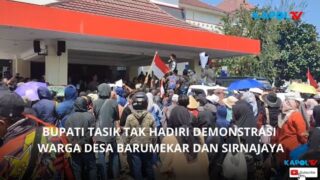 Bupati Tasik Tak Hadiri Demonstrasi Warga Desa Batumekar dan Sirnajaya