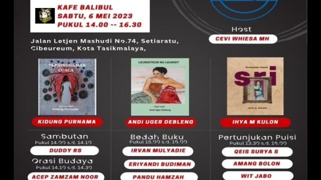 PELUNCURAN 3 BUKU PUISI Penerbit Mata Pelajar Indonesia