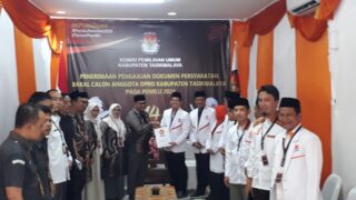 Pendaftaran Bacaleg PKS Kab Tasikmalaya Ke KPU Kab Tasikmalaya