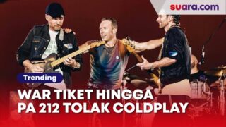 Serba-serbi Konser Coldplay War Ticket Brutal, PA 212 Mau Kepung Bandara