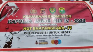 Final Kejuaraan Badminton Kapolda Jabar Cup IV