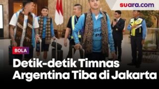 Detik detik skuad Argentina Tiba di Hotel Tempat Menginap