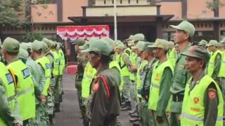 Linmas Miliki Peran Suksesnya Pemilu 2024 Di Kabupaten Tasikmalaya