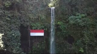 Tagana Kabupaten Tasikmalaya Kibarkan Bendera Raksasa