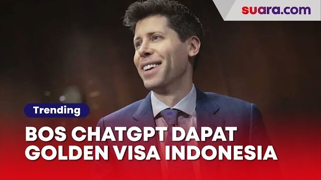 Bos ChatGPT Jadi Orang Pertama yang Diberi Golden Visa Indonesia