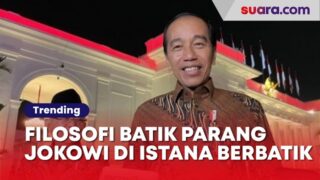 Filosofi Batik Parang Jokowi di Istana Berbatik: Berani Perang dan Pantang Menyerah
