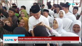 Ganjar Tunjukkan Keberpihakan Ke Pesantren