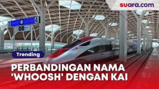 Perbandingan Nama Kereta Cepat ‘Whoosh’ dengan Kereta Api di Indonesia
