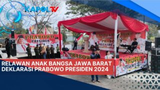 Relawan Anak Bangasa Jawa Barat DeklarasiPrabowo Presiden 2024