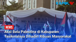 Aksi Bela Palestina di Kabupaten Tasikmalaya Dihadiri Ribuan Masyarakat