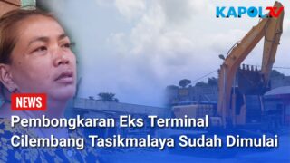 Eks Terminal Cilembang Mulai Diratakan