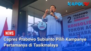 Prabowo Subianto Pilih Tasikmalaya Jadi Lokasi Kampanye Pertamanya