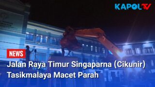 Perbaikan Jembatan, Jalan Raya Timur Singaparna Macet Parah