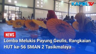 HUT ke-56 SMAN 2 Tasikmalaya Gelar Payung Geulis Masal