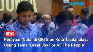 Perayaan Natal di GKI Sion Kota Tasikmalaya Usung Tema ‘Great Joy For All The People’