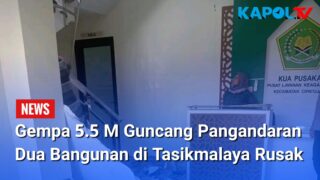 Gempa Guncang Pangandaran, Dua Bangunan di Tasikmalaya Rusak