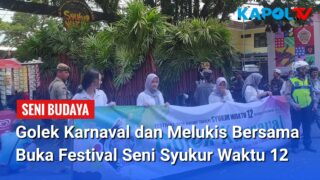 Golek Karnaval dan Melukis Bersama Buka Festival Seni Syukur Waktu 12