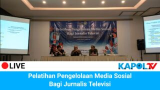 [LIVE] Pelatihan Pengelolaan Media Sosial Bagi Jurnalis Televisi