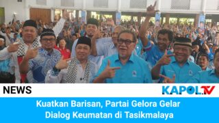 Kuatkan Barisan, Partai Gelora Gelar Dialog Keumatan di Tasikmalaya