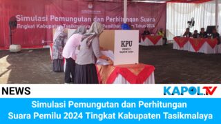KPU Kabupaten Tasikmalaya Laksanakan Simulasi Pemungutan dan Perhitungan Suara Pemilu 2024