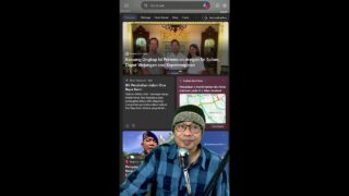 Latar belakang dibikin hitam saja, tambah pengantar musik