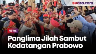 Panglima Jilah Sambut Prabowo saat Hadir di Silaturahmi dengan Pasukan Merah