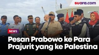 Misi Kemanusian ke Palestina Cukup Berbahaya, Prabowo Pesan Ini ke Kru KRI dr. Radjiman