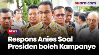 Ini Respons Anies soal Jokowi Bilang Presiden Boleh Berkampanye dan Memihak