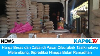 Harga Beras dan Cabai di Pasar Cikurubuk Kota Tasikmalaya Melambung