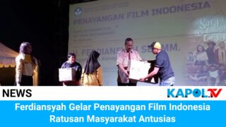 Ferdiansyah Gelar Penayangan Film Indonesia, Ratusan Masyarakat Antusias