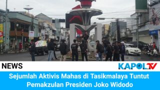 Sejumlah Aktivis di Tasikmalaya Tuntut Pemakzulan Presiden Joko Widodo