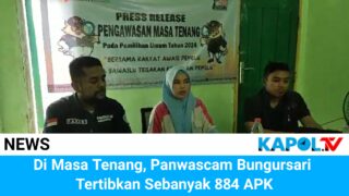 Di Masa Tenang, Panwascam Bungursari Tertibkan 884 APK