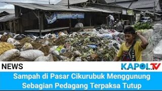 Sampah di Pasar Cikurubuk Menggunung
