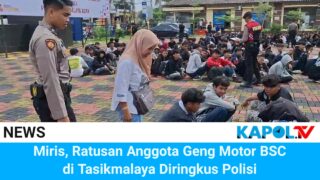 Miris, Ratusan Anggota Geng Motor BSC di Tasikmalaya Diringkus Polisi