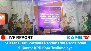 LIVE REPORT: Suasana Pendaftaran Pencalonan Wali Kota dan Wakil Wali Kota Tasikmalaya