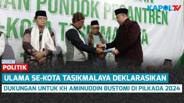 Majelis Masyayikh dan Ulama se-Kota Tasikmalaya Dukung KH Aminuddin Bustomi di Pilkada 2024