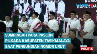 Pengundian Nomor Urut Paslon Bupati dan Wakil Bupati Tasikmalaya 2024