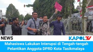 Gak Bahaya Ta? Detik-Detik Pelantikan Anggota DPRD Kota Tasikmalaya Diwarnai Interupsi