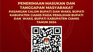 Penerimaan Masukan dan Tanggapan Masyarakat Pasangan Calon Bupati dan Wakil Bupati Kabupaten Ciamis pada Pemilihan Calon Bupati dan Wakil Bupati Ciamis Tahun 2024