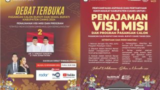 12 November KPU Ciamis Gelar Debat Terbuka Calon Tunggal