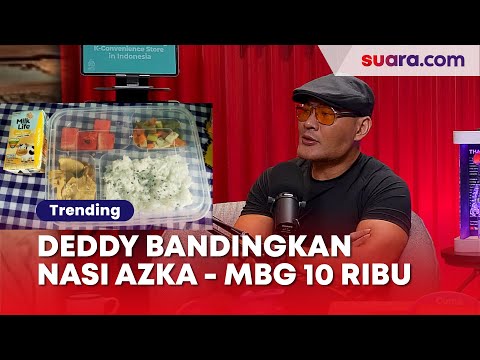 Deddy Corbuzier Bandingkan Nasi Kotak Azka vs MBG Rp 10 Ribu